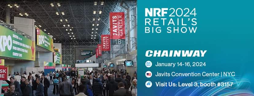 ChainwayMX's tweet photo. Visítanos en NRF 2024 que se llevará a cabo del 14 al 16 de enero en el centro  de convenciones Jacob  K. Javits, Nueva York, stand 3157, descubre una nueva generación de productos #UHF #RFID Citas personalizadas en contacto@chainwaymx.com https://t.co/VhV7ETw7xf