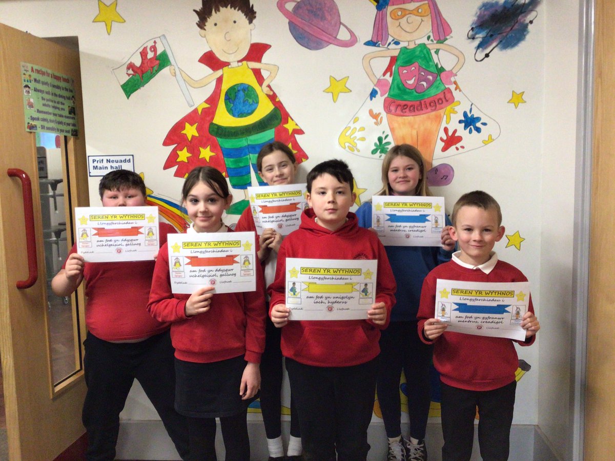 🌟 Llongyfarchiadau i Sêr y Felin yr wythnos hon🌟
🌟 Congratulations to this weeks stars of the week 🌟 #seryfelin