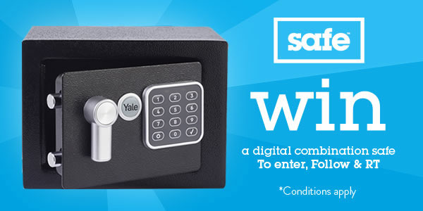 talkwithsafe's tweet photo. #Competition - #Win a #Free Yale Digital Safe. Just #RT &amp; #Follow for a chance to win. #Freebiefriday #Giveaway https://t.co/j4YbfdHpLh