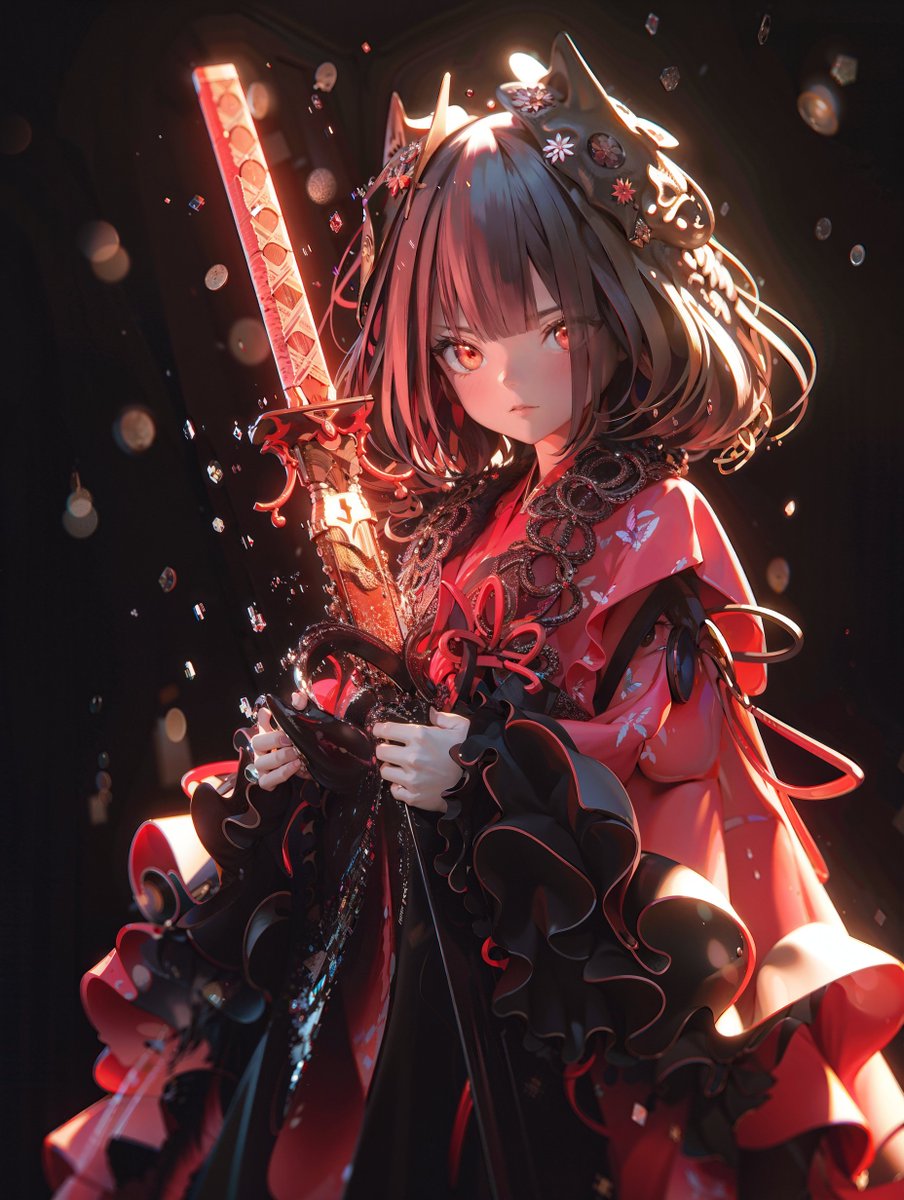 Coharrie_AI's tweet photo. 三時のおやつの時間ですよ🍌
katana girl 🧡 https://t.co/dkwgK1pA3B