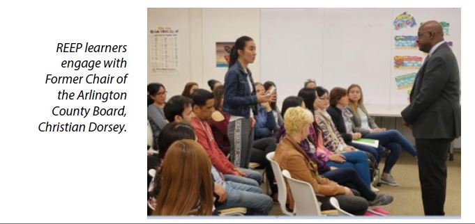 Congratulations to REEP teacher, Melanie Siteki, for contributing an article to the journal Progress, "Making Space for Civics Education", including a wide range of activities she developed and resources she has curated over her years with REEP, (p. 14-18) valrc.org/progress/decem…