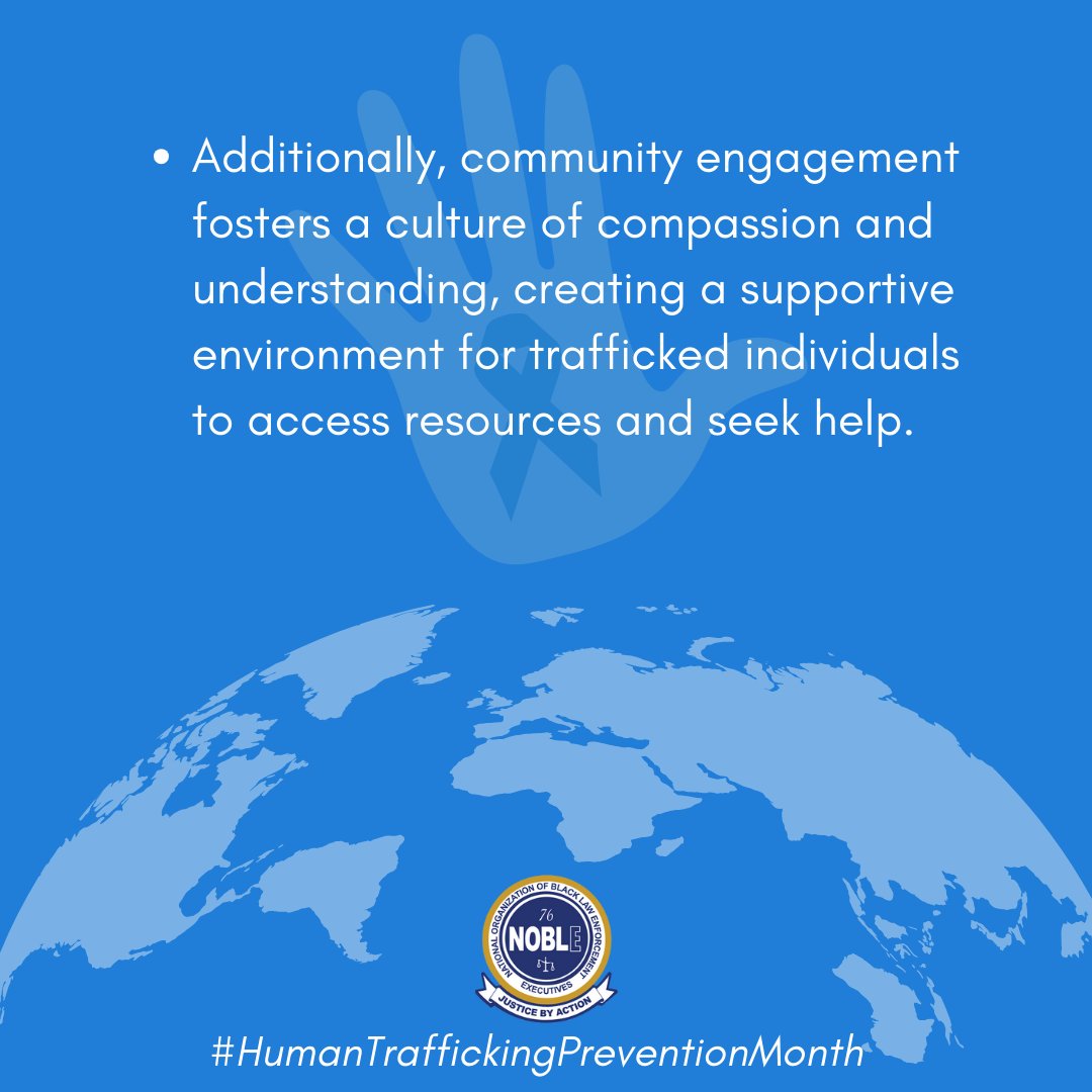 Human Trafficking Prevention Month takes place in January. This observance is intended to educate the public about human trafficking and how it can be prevented and responded to.

#HumanTraffickingPreventionMonth #Noble