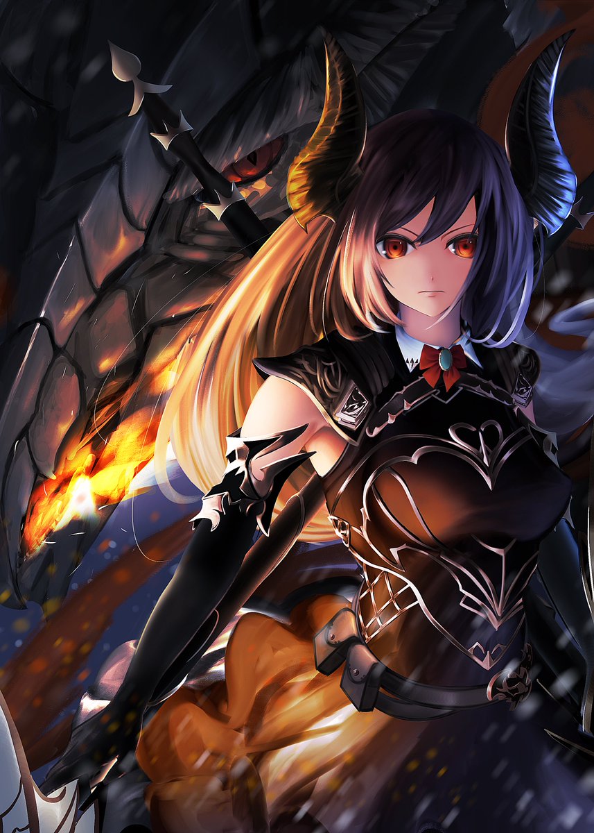 Merillustr's tweet photo. 2024年の描き始めはフォルテ🐉
決意新たにまた一年頑張ります…！
#グラブル https://t.co/uc02r3zDVE