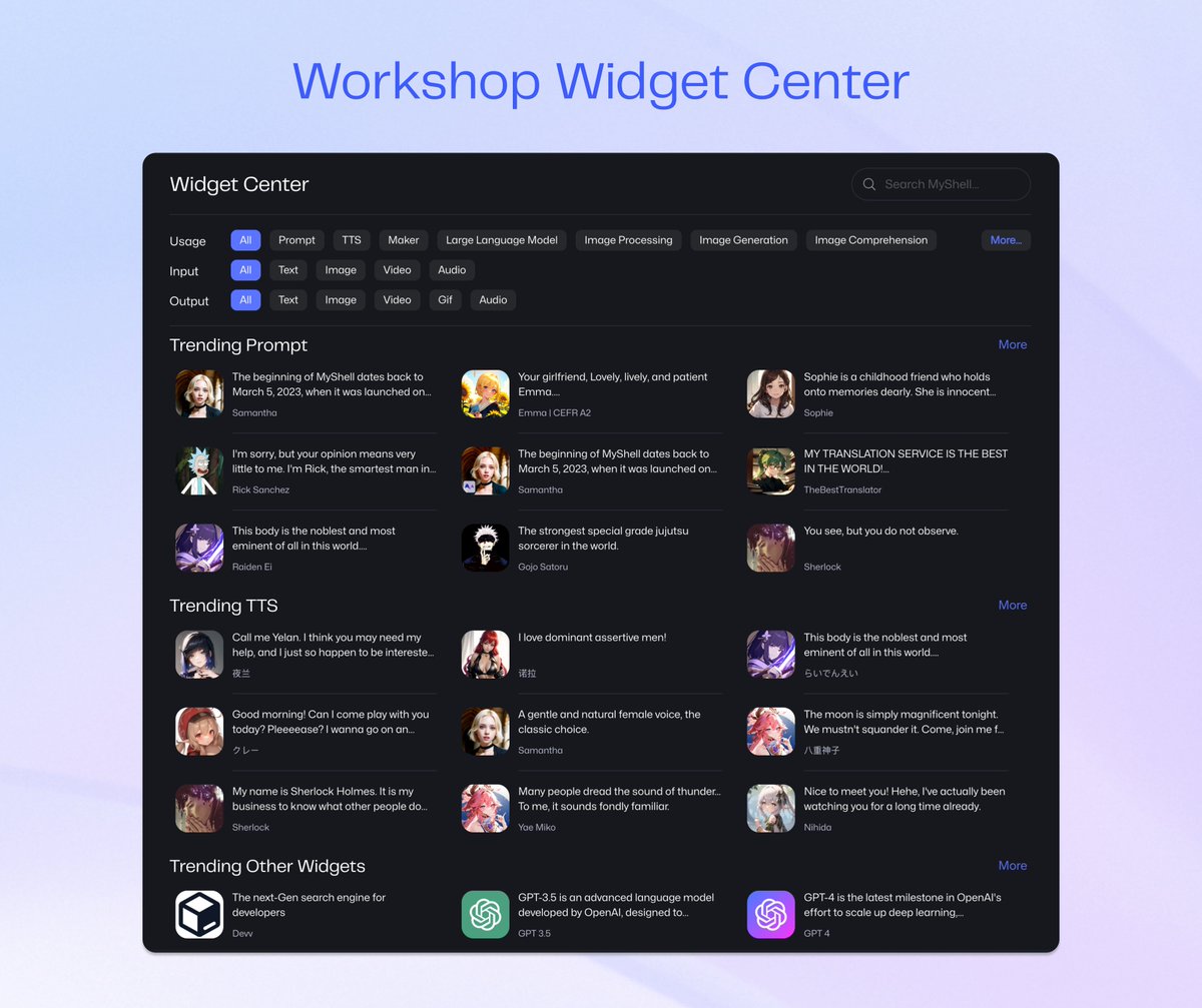 myshell_ai's tweet photo. Feeling left behind by AI tools? We've got you covered, creative friends! 
Join our newest workshop where we've curated countless prompts and voices from top creators. 
Learn from Emma, our exceptional AI tutor, and apply her successful techniques to your own bots. 
Unleash your potential and create your best masterpieces! Join us at https://t.co/93w9ztn8ys.