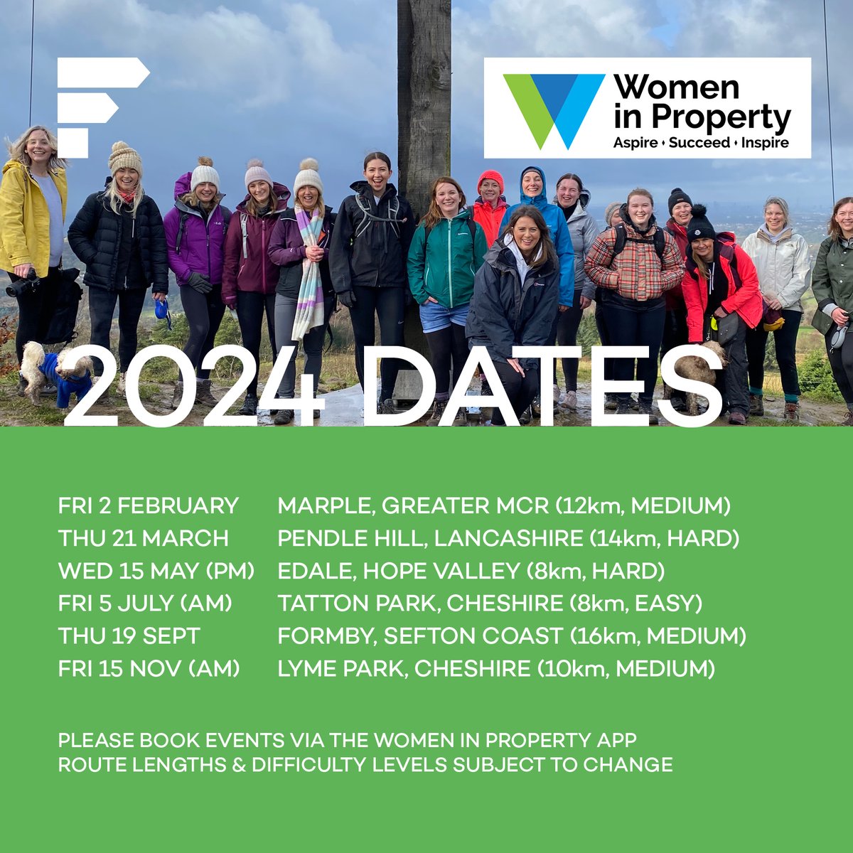 🗓️ @wipnorthwest are delighted to have partnered once more with the fabulous team behind @freshwalks for 2024 with 6 amazing dates planned! Join us for our first #netwalk on Fri 2nd Feb, 10am in Marple, Stockport⛰️ Book via the @WiPUK #app or our website: lnkd.in/eFzrA3Fg