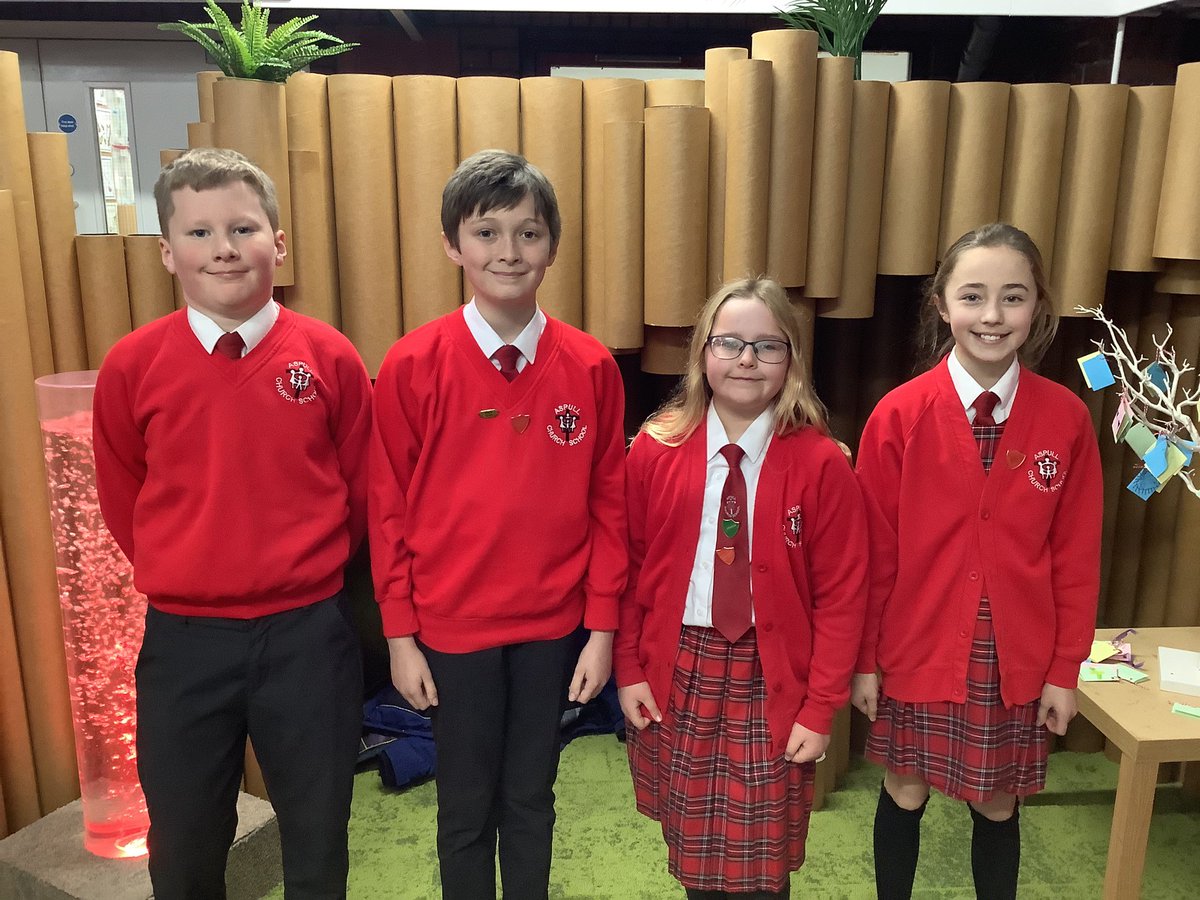 AspullChurchSch's tweet photo. Meet our new School Ambassadors from @class6Aspull who have been chosen for their responsible and caring attitudes and a willingness to help others. Well done. #acpsvalues https://t.co/4mouEx4z4Z