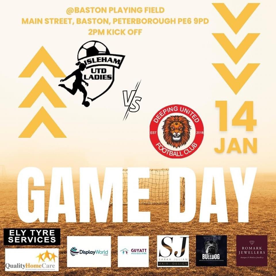This Sunday!! ⚽️
Away v Deeping United ⚪️⚫️
2pm kick off 
Bastion Playing Field
PE6 9PD
