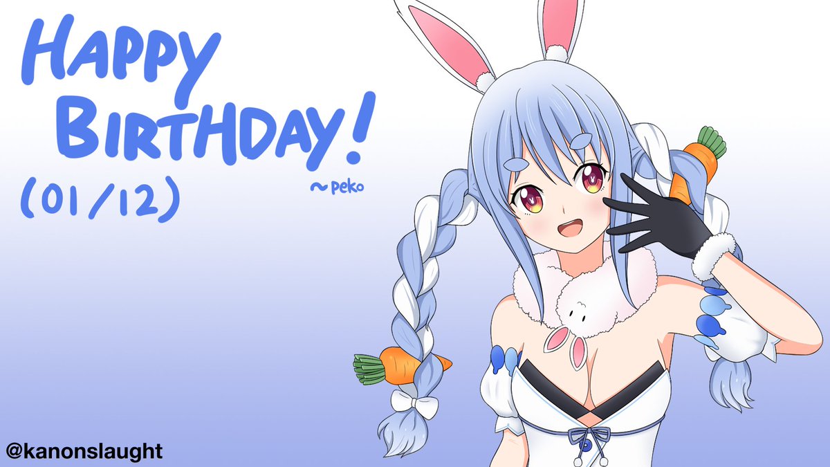 kanonslaught's tweet photo. お誕生日おめでとう ~peko!

#ぺこらーと
#兎田ぺこら生誕祭
#兎田ぺこら生誕祭2024 https://t.co/hoi1MbUDc1
