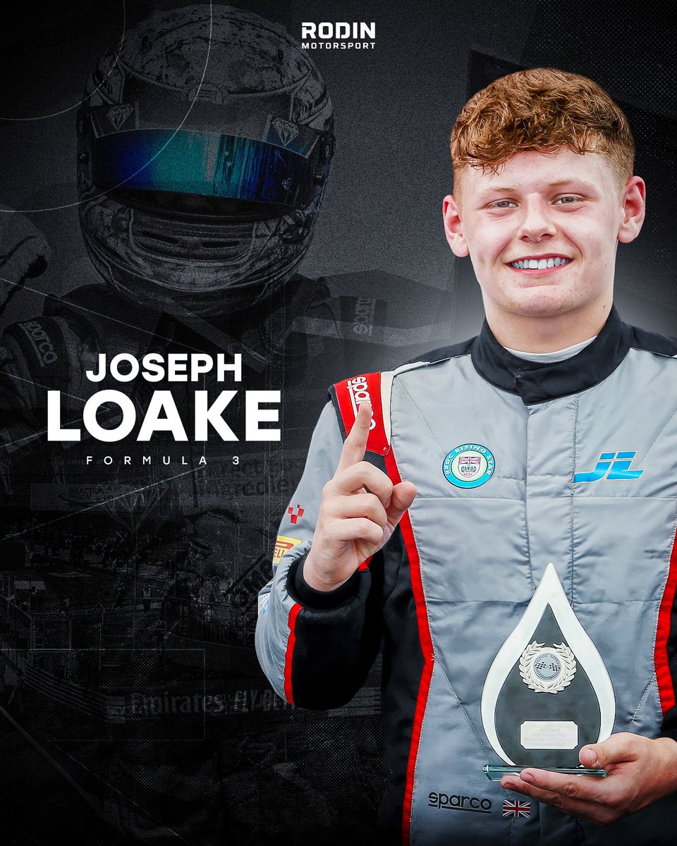 Another one of our <a href="/Formula3/">Formula 3</a> seats filled with <a href="/Joseph_Loake/">Joseph Loake</a> joining us for the 2024 season! 🙌

🔗 rodinmotorsport.com/news/joseph-lo…

#RodinMotorsport <a href="/RodinCars/">Rodin Cars</a> #F3