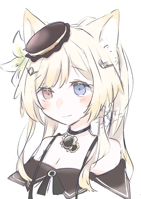 #アークナイツ版深夜の真剣お絵かき60分一本勝負 グロリアちゃん ( ◜◡◝ )