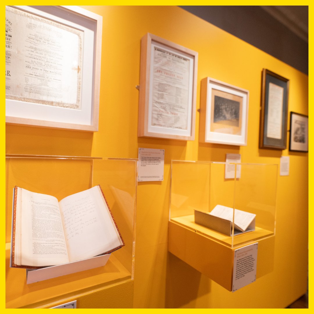 'Mutual Friends' explores the relationship between #CharlesDickens and #WilkieCollins. 

At times they were as close as family but business dynamics, differing opinions and clashing social and political views created points of contention.

#MutualFriends is open until 21 April.