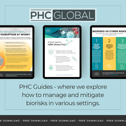 _PHCGlobal_'s tweet photo. Did you know we offer a variety of guides to help navigate biorisks and better protect your employees? Check them out now https://t.co/ISHqJJ2Zyj https://t.co/NJDVSsbGfR