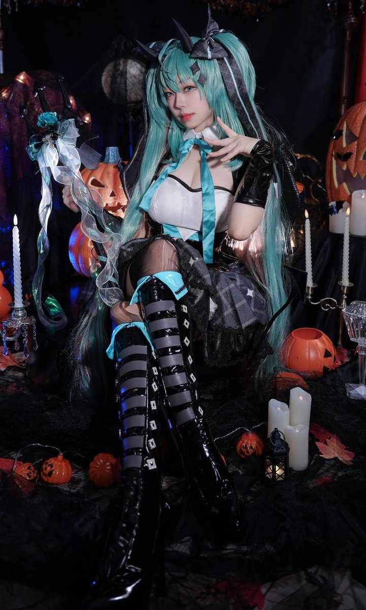 Isiumi's tweet photo. Hatsune Miku x Rascal Halloween Ver.

#보컬로이드 #하츠네미쿠 #VOCALOID #ボーカロイド 
#Rascal #HatsuneMiku #hatsunemikucosplay #初音ミク #コスプレ https://t.co/qlvIrDwd99