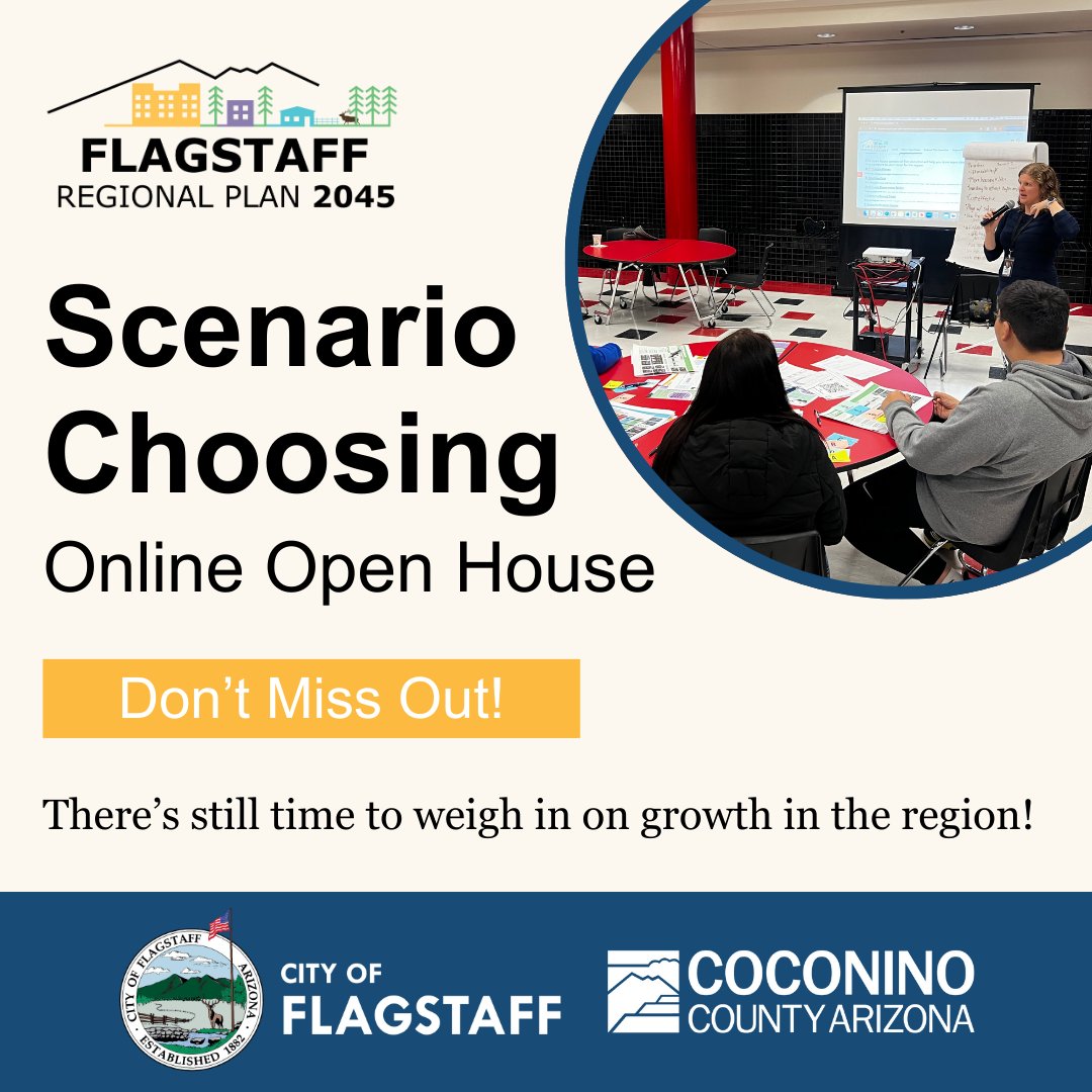 Don't miss out on participating in the Regional Plan 2045 Online Open House! It will be available until Friday, January 19 at bit.ly/scenariochoosi… 🌟

Additionally, there will be an in-person Open House on Tuesday, January 16 at 6:30 p.m. at Cromer Elementary School. 📍