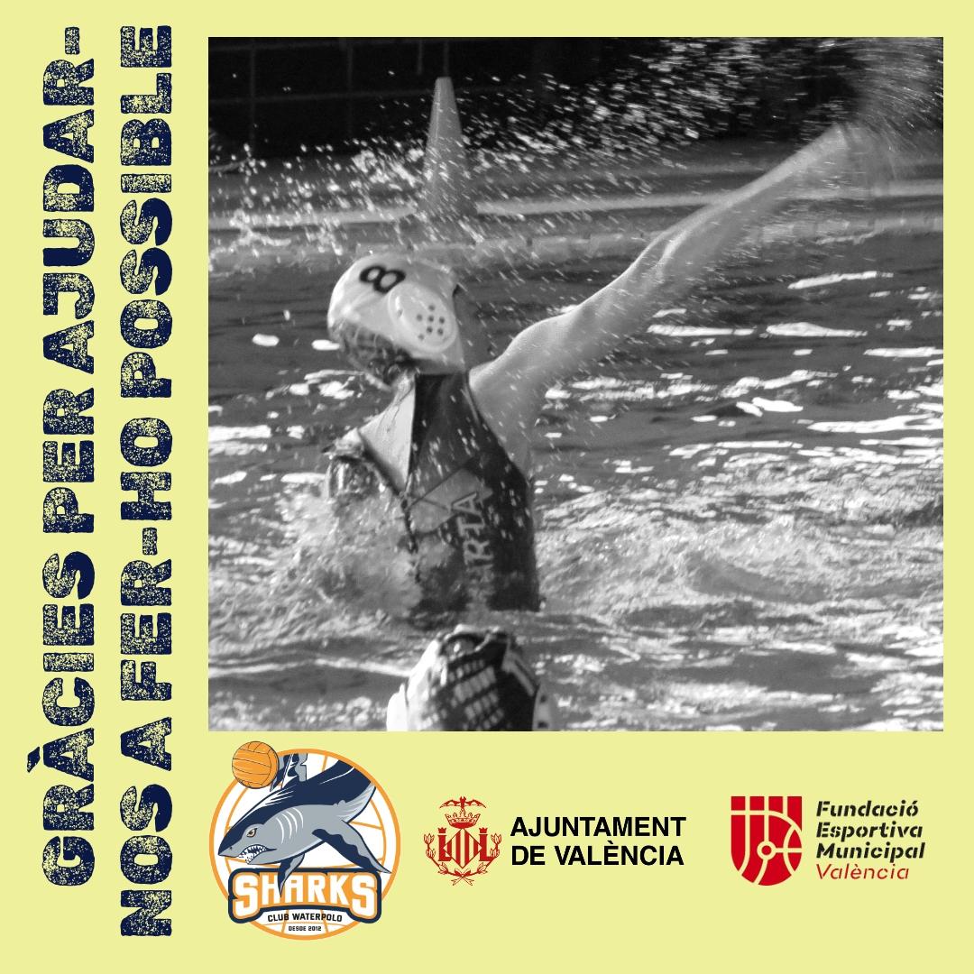 AGRAÏM un any més a <a href="/AjuntamentVLC/">Ajuntament València</a> y <a href="/FDMValencia/">FDM Deporte València</a> el seu suport al nostre projecte esportiu de #Waterpolo🤽‍♂️🤽‍♀️🤽 i per l'aposta ferma per l'#Esport a #Valencia😃 <a href="/WaterpoloSharks/">ClubWaterpoloSharks_VLC</a> hem estat beneficiaris de les ajudes i subvencions a entitats esportives de #València🤩