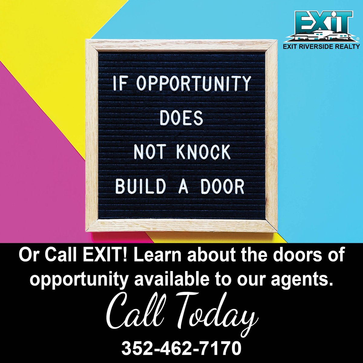 EXITvinny's tweet photo. Learn about the opportunities available to our agents!
Call EXIT Riverside Realty at 352-462-7170 today.

#EXITRiversideRealty #EXITrealty #residuals #3rdStreamOfIncome #RainbowRiverLife #Dunnellon #Ocala #MarionCountyHomes #CitrusCountyHomes #buy #sell #invest #LovEXIT... https://t.co/Z83V6uiyMu