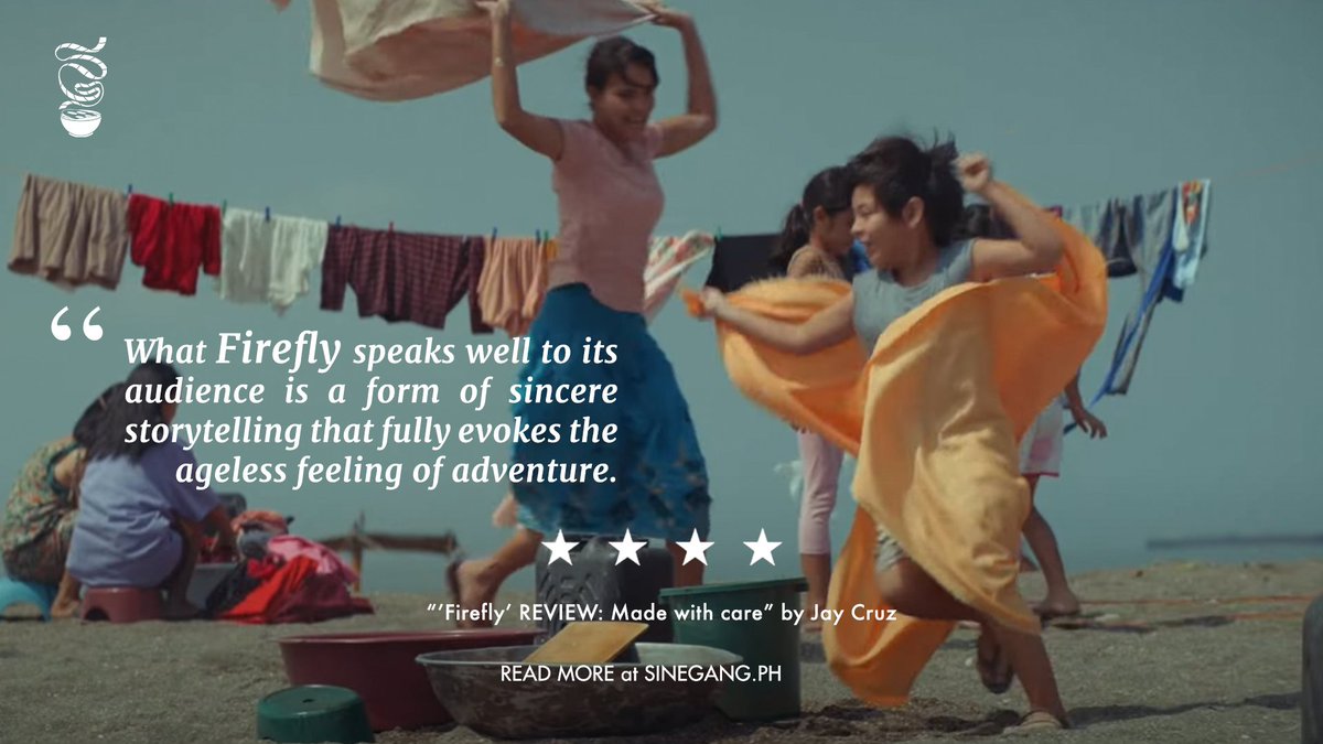 sinegangdotph's tweet photo. Today marks the last day of the MMFF's extended run, so make sure to catch Firefly before it leaves the big screen!
Read Jay's review: https://t.co/6V1i1G9hdf
#FireflyMMFF #MMFF2023 https://t.co/5cLNCCm1BY