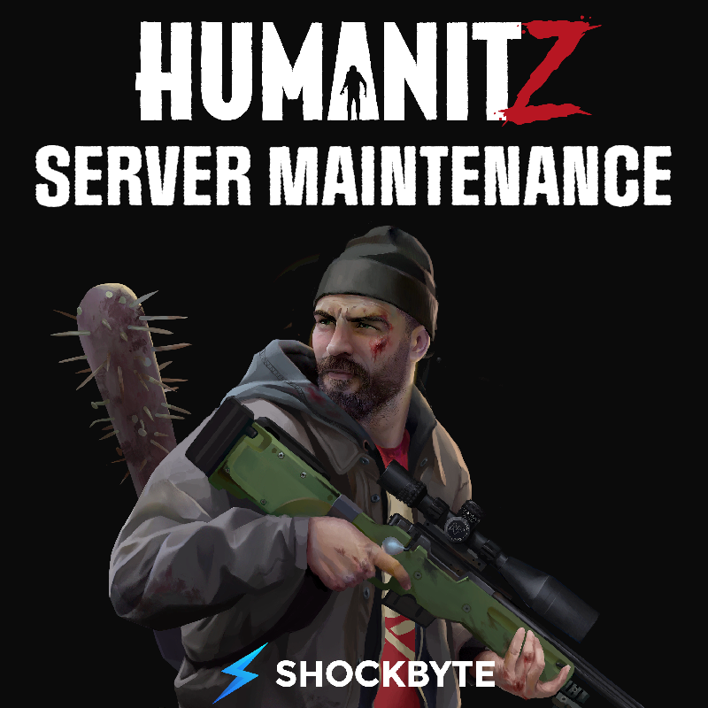 humanitzgame's tweet photo. Important Server Info: Official servers will be shutdown at 5:30PM UK Time today for maintenance, wipe and update. Back online for 6:00PM UK Time.
Thank you HZ Team
#hzserver #humanitz #shockbyte https://t.co/U1Elv9fvtL