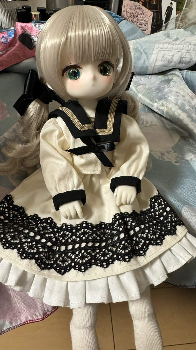 yomochi1116's tweet photo. お洋服は、
Tarte Aux Fraises様のお品です
可愛いお洋服がたくさんあって、
悩みに悩んでこちらにしました…！
可愛いしか言えなくなりました

#DS71 #TinyFox https://t.co/PvovIHNa4L