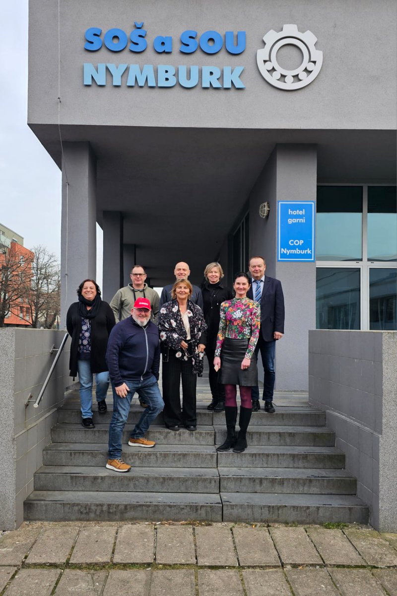 Fin du jobshadowing au lycée de Nymburk. Prochaine étape  fin mai 2024 avec le départ de 6 élèves de 1ere pro en PFMP en Rep Tchèque.