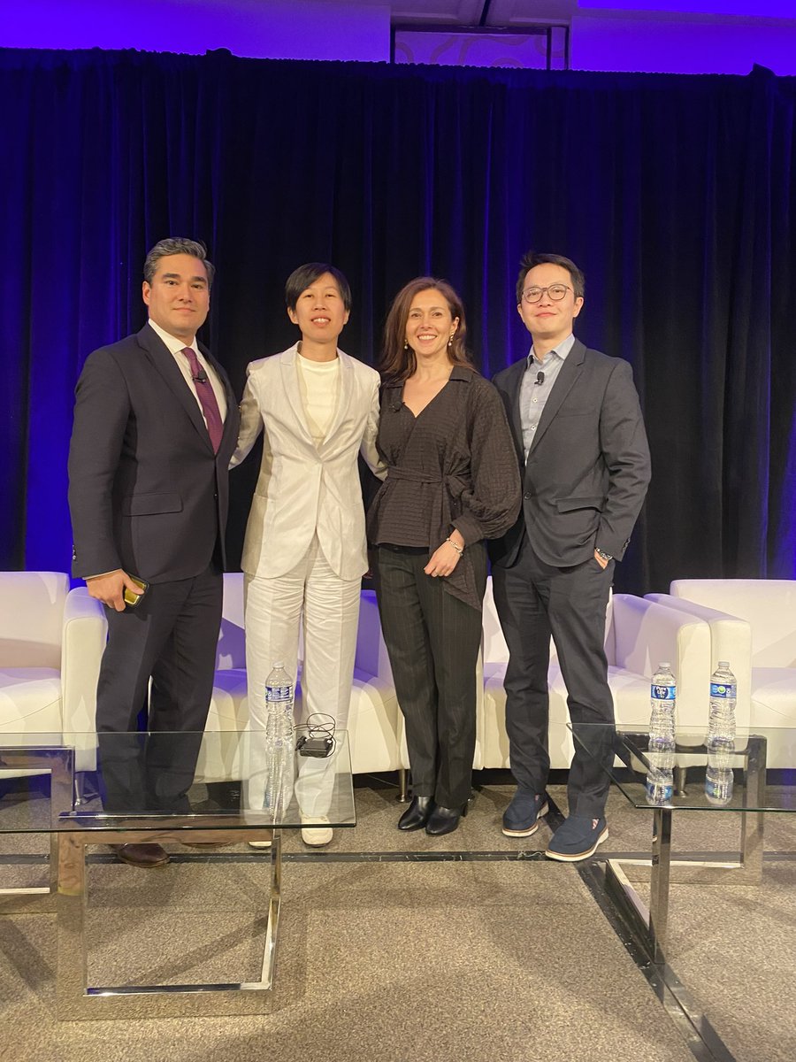 pharmaprodigy's tweet photo. Had a great time moderating this #biotech #funding panel with Sofinnova, Leerink and Ally Bridge Group. #JPM24 #BiotechShowcase24 thanks @EBDgroup @demycolton @demy_sara https://t.co/Gh6ZLQRtjR
