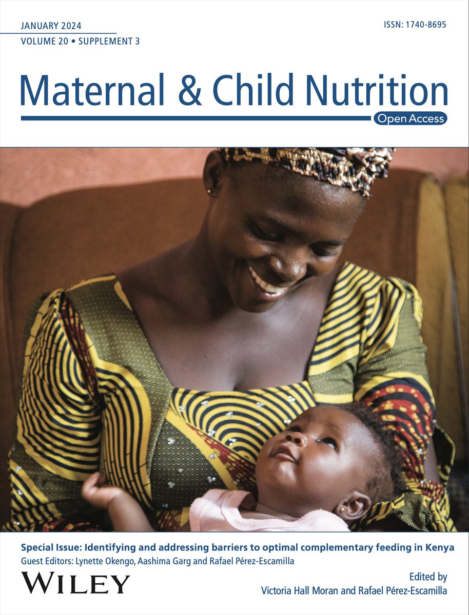 Just published – New Special Issue on how to improve complementary feeding for young children in Kenya onlinelibrary.wiley.com/toc/17408709/2…