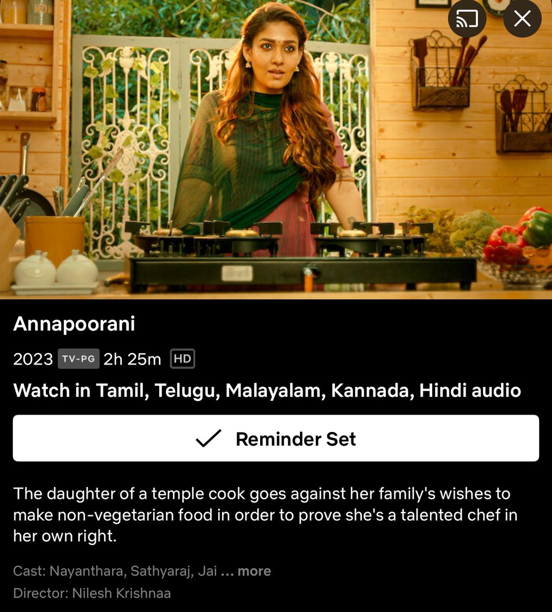 Annapoorni movie removed from Netflix 👏👏 Hindu Unity matters! 👏