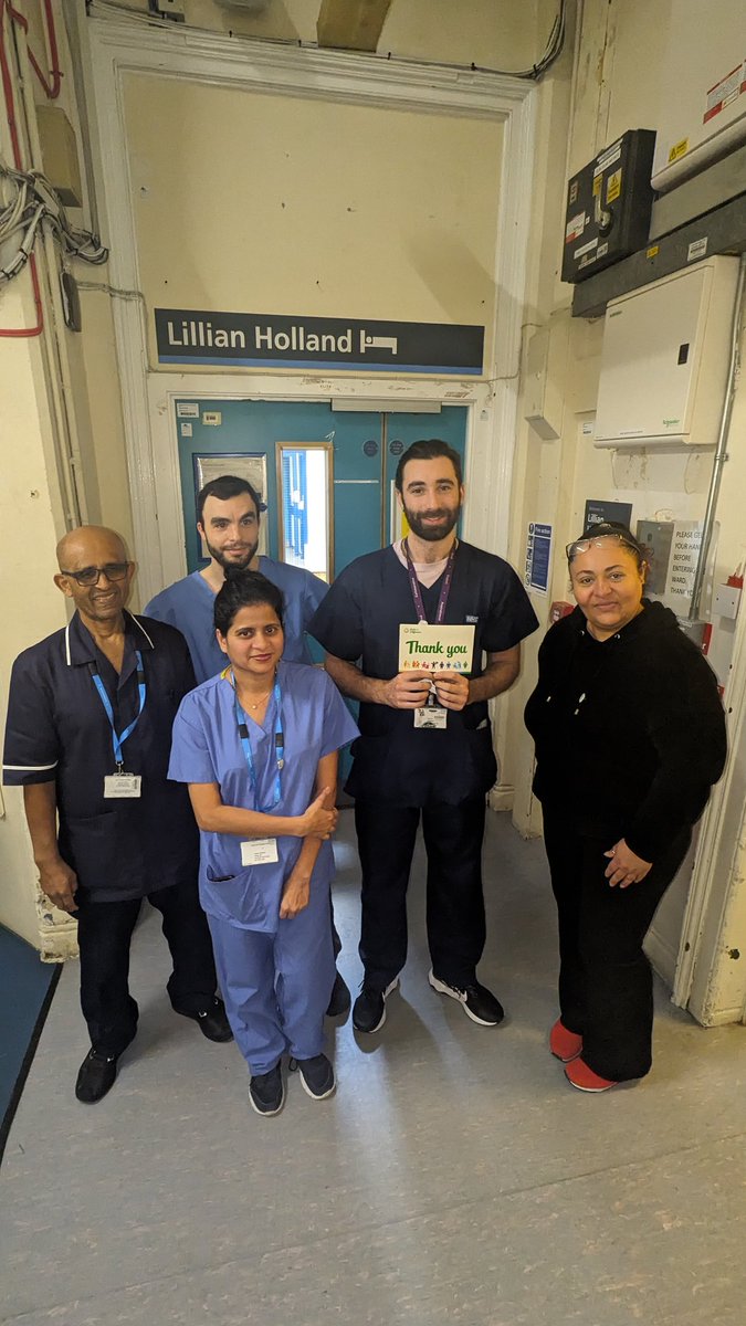 We presented a Make a Difference Award to Lillian Holland Ward. A newly formed team consisting of staff from MIC and new starters. Great demonstration of kindness, collaboration and a real enthusiasm to their new ward #MIC @rvanessadr @Bryle_c00 @smurphy_nurse @SigsworthJanice