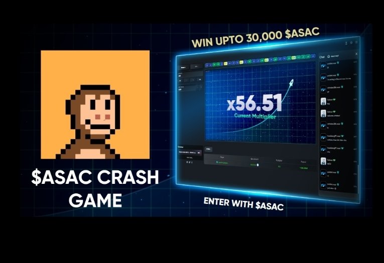 Join the ASAC Crash Game and Win up to 30,000 $ASAC Tokens! 9PM EST Jan 13 at Moonshot.win 24 hours, 3 games, live leaderboards 1️⃣ Multiplier : moonshot.win/giveaways/asac… 2️⃣ Net Gain : moonshot.win/giveaways/asac… 3️⃣ Big Win : moonshot.win/giveaways/asac… Play with $ASAC