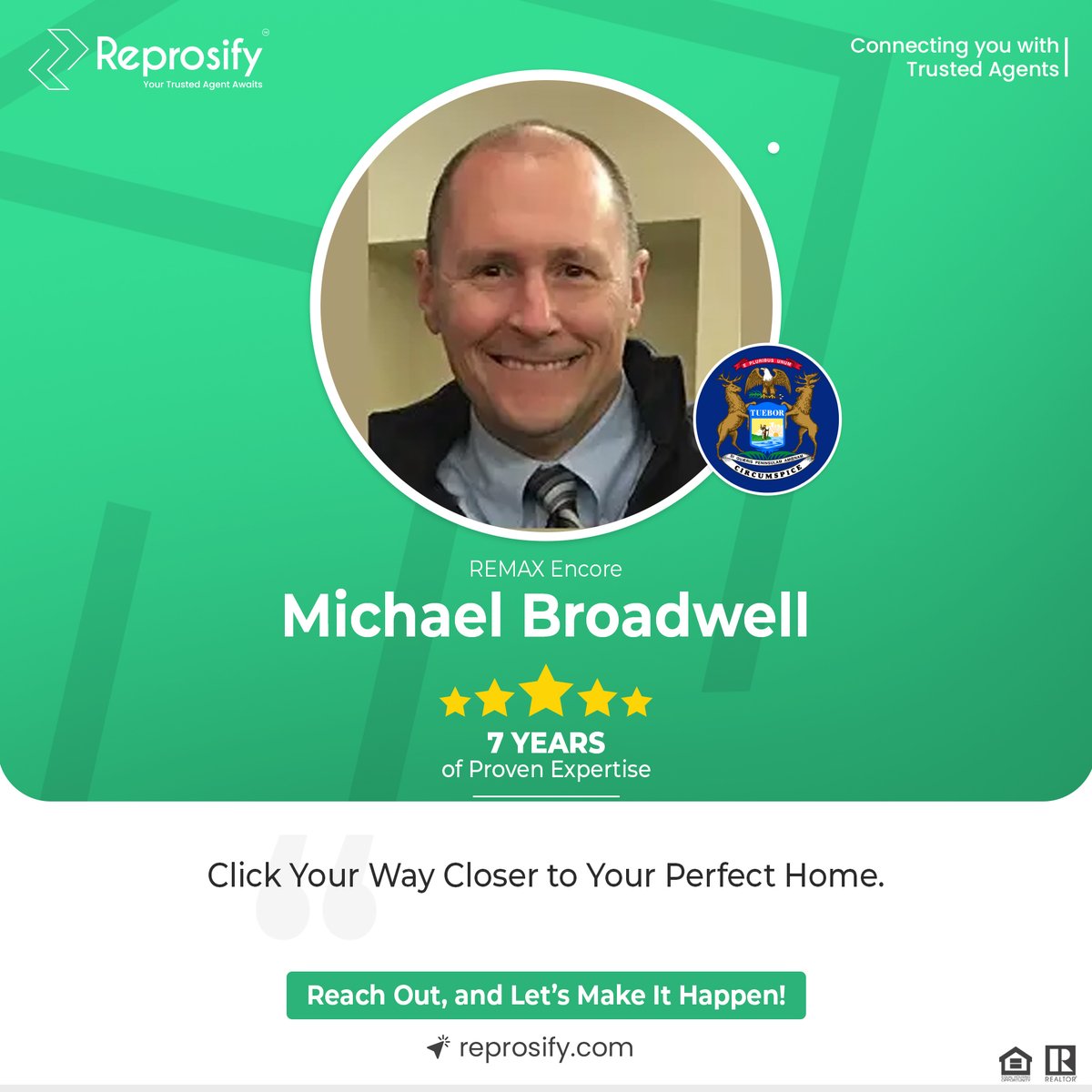 Michigan's charm beckons with Michael Broadwell - your ideal abode is a call away!

👤agents.reprosify.com/michael-broadw…

#Reprosify #AgentsReprosify #REMAXEncore #MichaelBroadwell #realestate #realtor #realestateagent #Broker #Michiganrealestate #Clarkstonrealestate