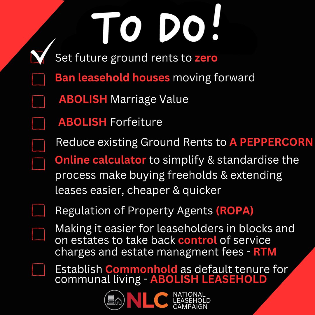 NLC - KATIE KENDRICK OBE - LEASEHOLD CAMPAIGNER tweet media