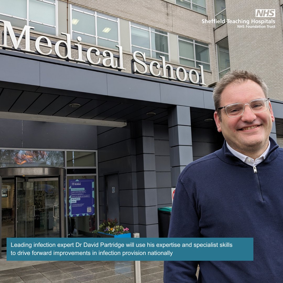 Congratulations to Dr David Partridge who has started a two-year term as President of the British Infection Association 🙌

The senior doctor will use his expertise and skills to drive forward improvements in infection provision nationally

Full story 🔗sth.nhs.uk/news/news?acti…