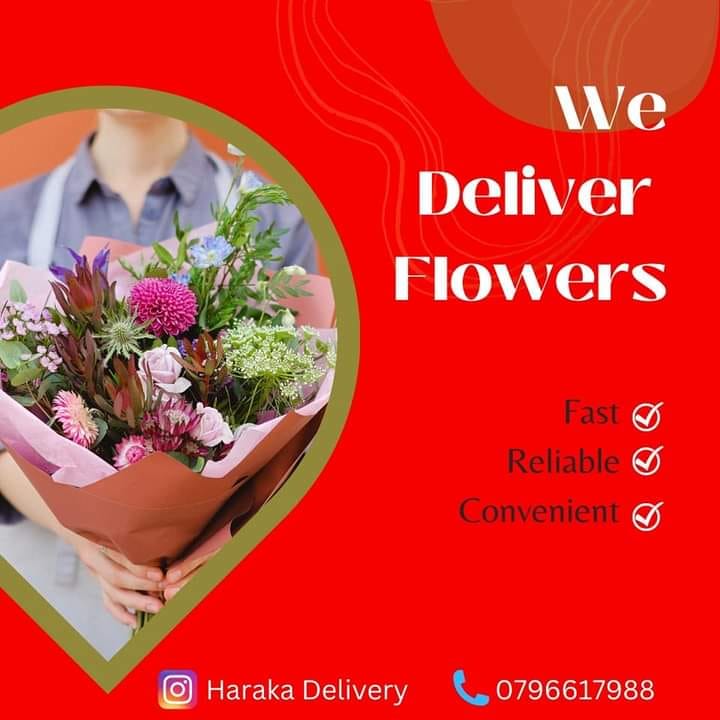 HarakaDelivery's tweet photo. Nairobi's favorite delivery partner.
We pick from your shop and deliver to the customer's doorstep.
Call or Whatssap us on 0796617988
#flowerdelivery #flowerdeliveryinkenya #flowerdeliveryinnairobi #nairobidelivery #giftdeliverykenya https://t.co/CQR75910Ps