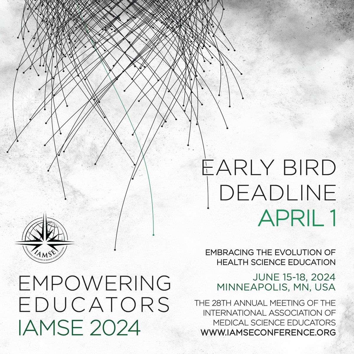 Registration for the IAMSE 2024 Conference is NOW OPEN! Register today at iamseconfernce.org #IAMSE24 #MedEd #MedEdConference