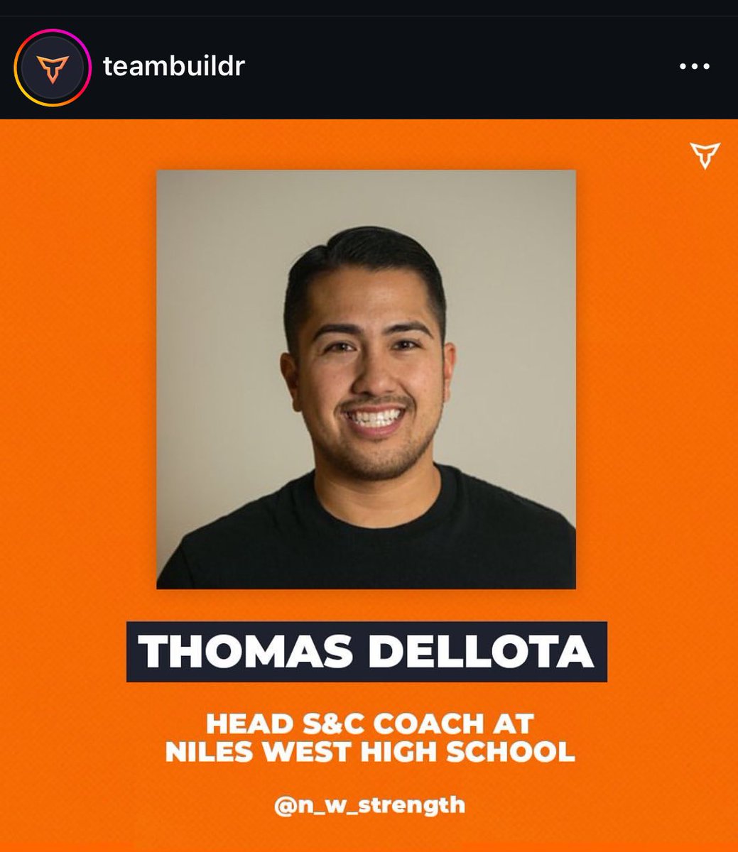 CoachDellota's tweet photo. Excited to share that Iβve been selected to blog for @teambuildr. Their software has been instrumental in taking our strength program to new heights. Canβt wait to help fellow and aspiring high school strength coaches! https://t.co/npmL3V46Lb