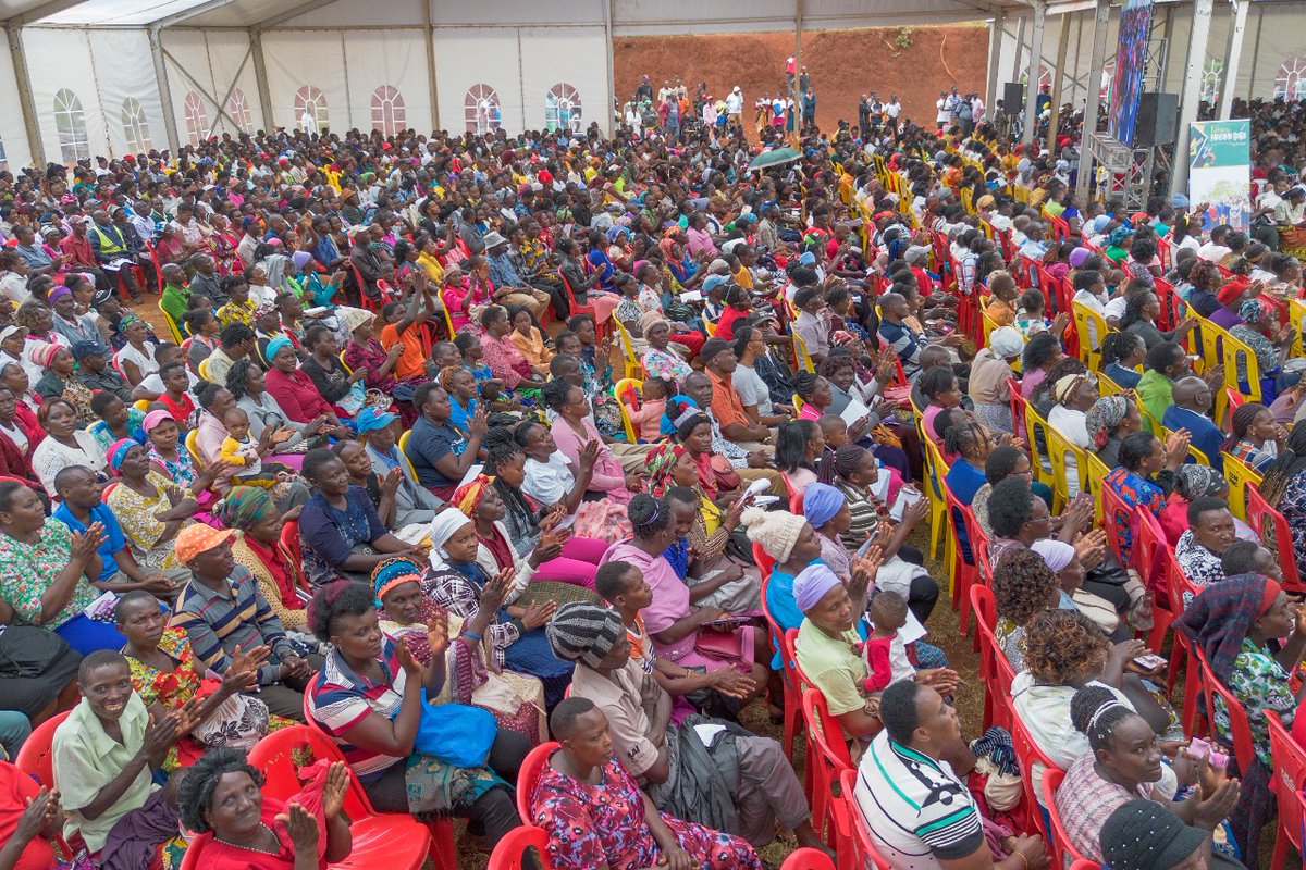 We launched KIHARU MASOMO BORA PROGRAMME covering 15,000 learners & 62 Schools. 1. Fees is Ksh 1,000 per term. 2. Ksh 100M from CDF for infrastructure & 20M for books. 3. Lunch for 6 days a week - last Friday of the Month, Chapati. We are African and Africa is our Business..