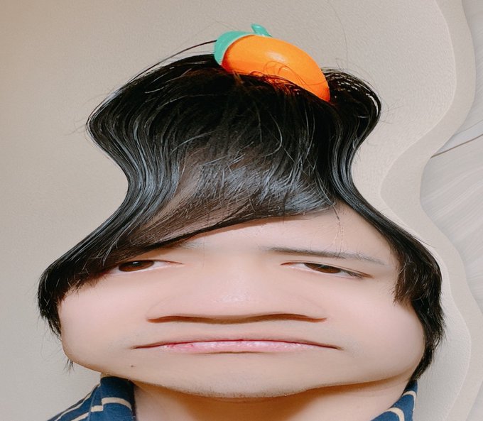 「mandarin orange object on head」 illustration images(Latest)