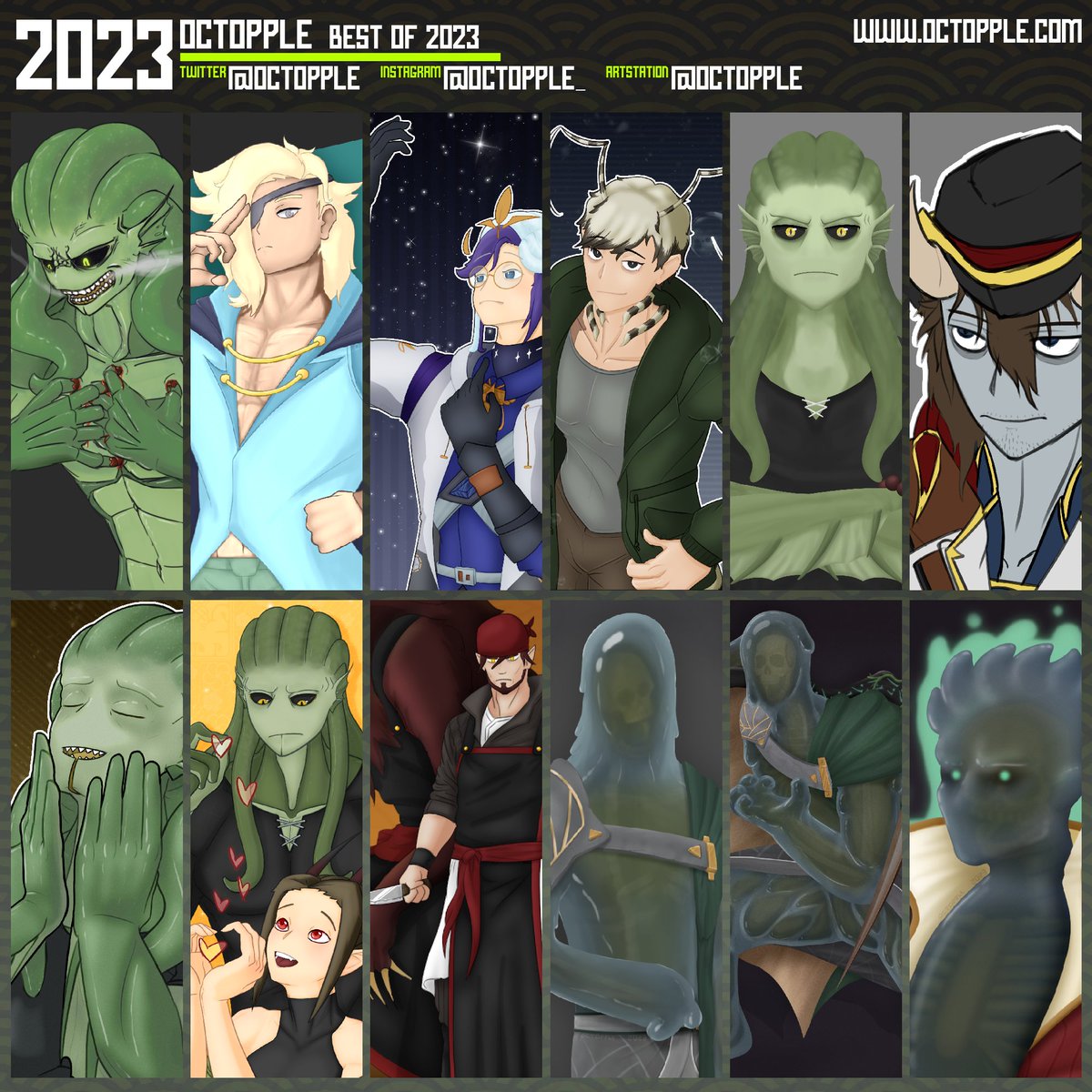 Best of 2023 
#SummaryOfArt2023 #Artsummary2023