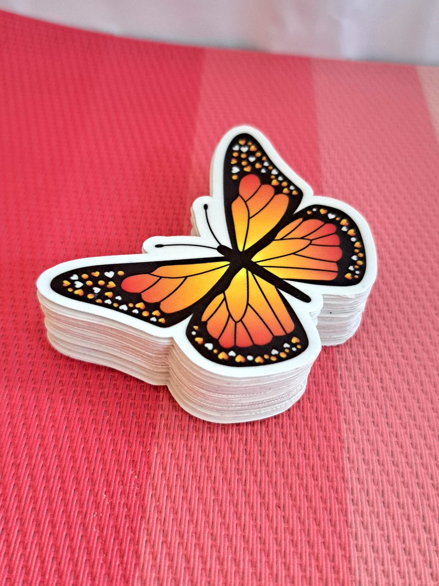 odotastic's tweet photo. Thinking of getting that butterfly tattoo? Wait, get this Butterfly sticker first.

This vibrantly coloured sticker will look good on laptops, water bottles, or anywhere that needs a butterfly’s grace.

Visit link in bio to order

#LaptopStickers #Odotastic #Accra #Ghana https://t.co/5Ac0GngROx