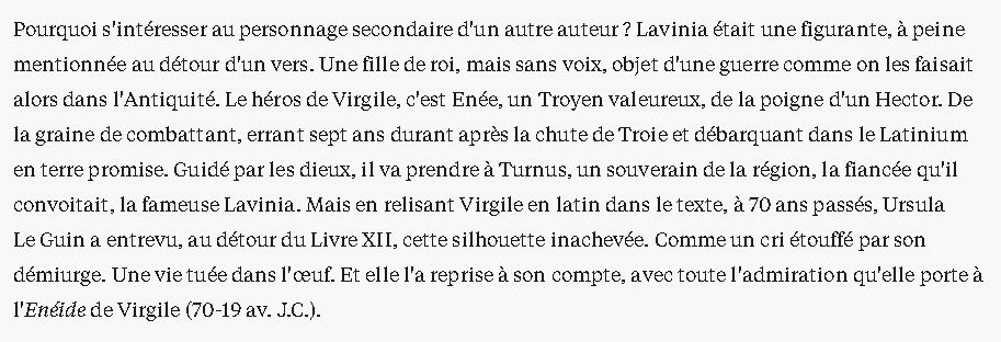 ScienceCQFD's tweet photo. @ursulaleguin @lebelial @elbakin @newscientist 2011 > Une héroïne Enée https://t.co/5YGGC2R4FU via @libe #ScienceQCFD https://t.co/2dIWDuGqGN