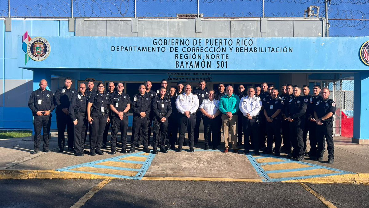 DCR_PR's tweet photo. La Institución Correccional Bayamón 501 dio la bienvenida a los nuevos oficiales correccionales que fueron asignados a esta institucion. ¡Bienvenidos al DCR!. https://t.co/kdjJc7qBoh