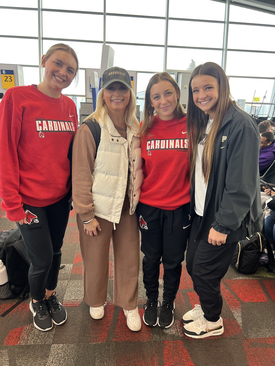 Safe travels and GOOD LUCK to all our NHS Cheer alumna headed to <a href="/ucaupdates/">UCA</a> College Nationals! 
🚂👌🐶

Not Pictured: Jackie Lawrence, Butler Cheer

<a href="/PurdueCheer/">Purdue Cheer</a> <a href="/BallStateCheer/">Ball State Cheer</a> <a href="/butlerucheer/">Butler Cheerleading</a>