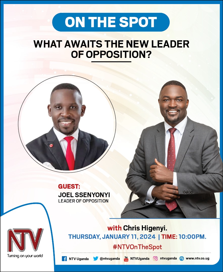 Don't miss the  Rt Hon, @JoelSsenyonyi 
#NTVOnTheSpot