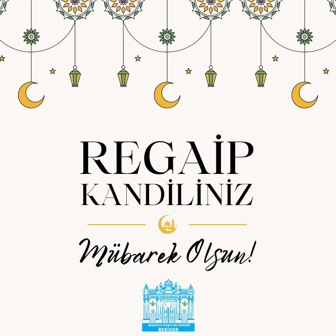 Tüm İslam aleminin Regaip Kandili mübarek olsun.

#beşiktaşrizelilerderneği #besiktasrizelilerdernegi #RegaipKandili