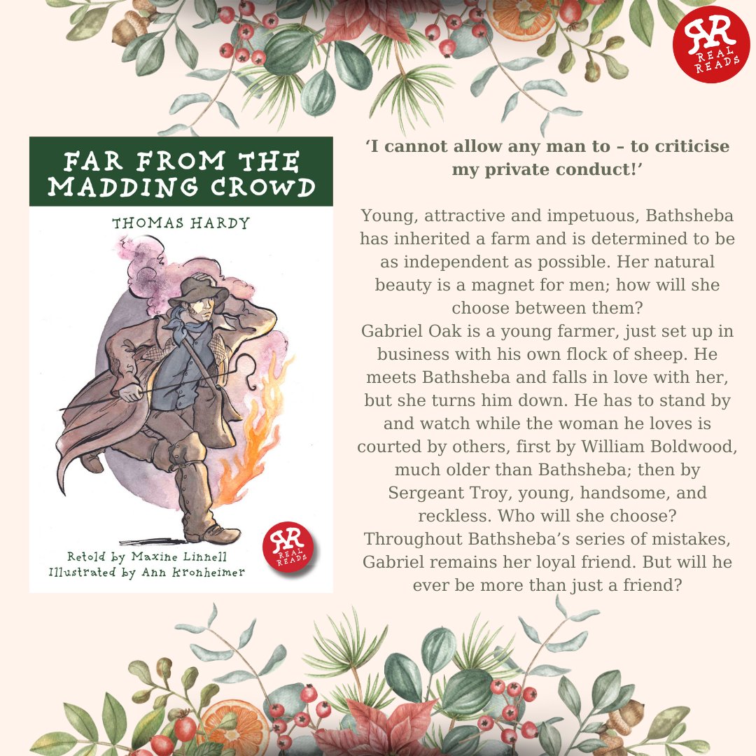 RealReads's tweet photo. Start the new year with literary adventures! 📚✨
Explore the Russian aristocracy in 'Anna Karenina,' English countryside in 'Far From The Madding Crowd,' and the timeless Mississippi River journey in 'Huckleberry Finn.' Which classic will be your first read? #NewYearReads https://t.co/7UT3AXfC15