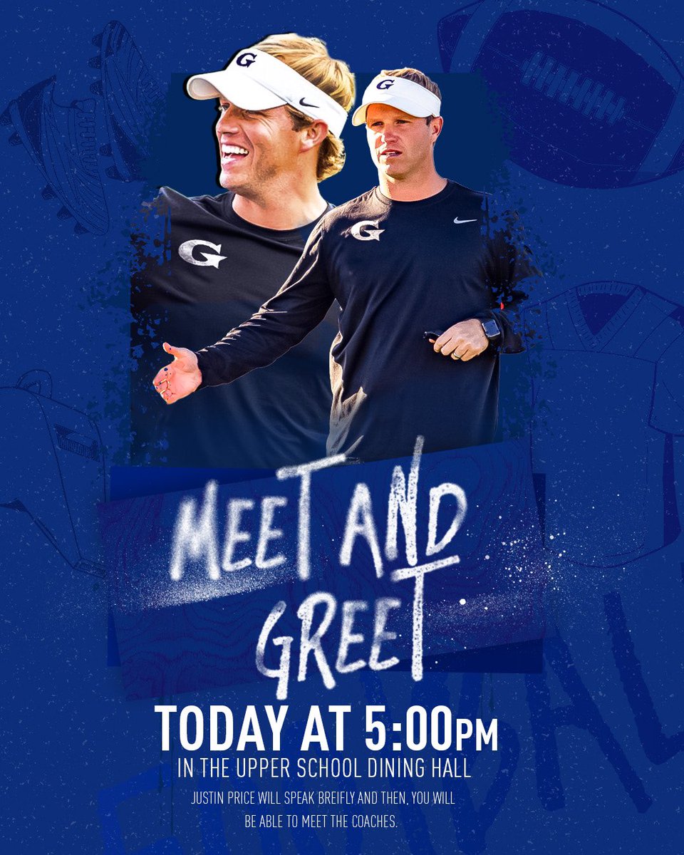 GCARamsFootball's tweet photo. ‼️TODAY‼️ Don’t forget to come by today and meet the next football coaches and welcome them to the Ramily! 

#gcaathletics #ramily #football #coaches #NewEra #sports @athletics_gca @gcarams https://t.co/HsNQcX0Nec