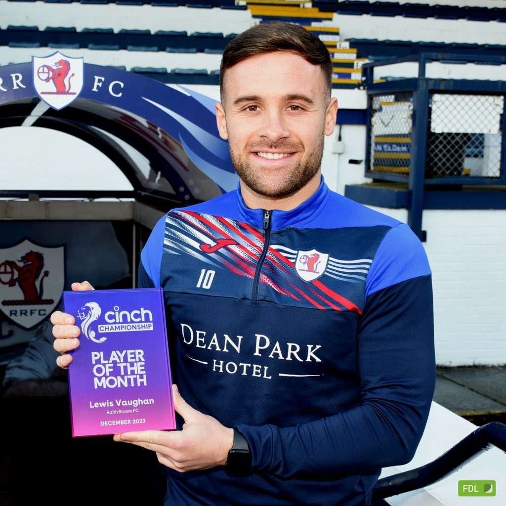 👏 And December’s Championship Player of the Month is Lewis Vaughan. What a month for Lewis, bagging five goals and two assists.
