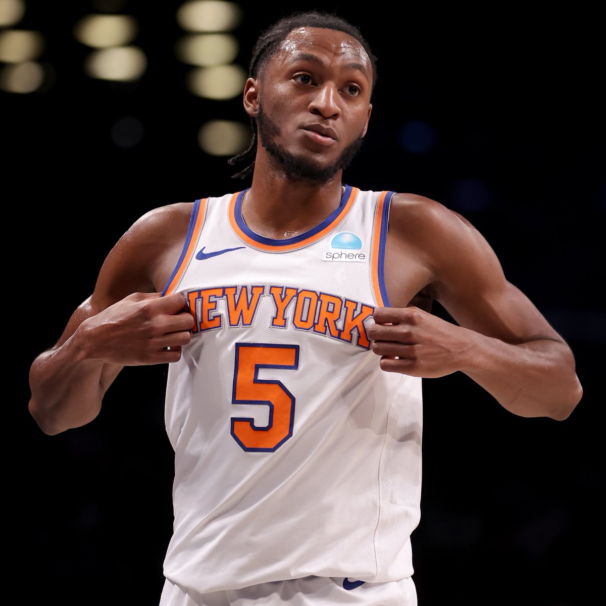 sny_knicks's tweet photo. Immanuel Quickley says farewell to New York and the Knicks:

"Last but not least, I want to thank the fans for staying with us, for staying with me. I wish I could hug all of you guys. Every night you go out there on the court, you’re playing for the team above all else. But the way you guys embraced me gave me something to play for that was bigger than myself, bigger than the team. Every night, deep down I was playing for you.

I love this city from the bottom of my heart, and that will never change. To have gotten my start here means the world to me.

These things move so fast, it’s crazy that I’m already on the road with my new family. But it wouldn’t be right to leave without saying a little something just to let y’all know that the love is mutual.

It’ll be weird coming back to the Garden as a visitor and being in the visitors’ locker room. That’s gonna take some getting used to. All the weirdness and adjusting is all good, though. That’s life. Ultimately, it’s just another reminder that these past three years really meant something. And I owe you guys for that.

Thanks for making it matter."

Quickley's full goodbye: https://t.co/ntOI8jK3sD