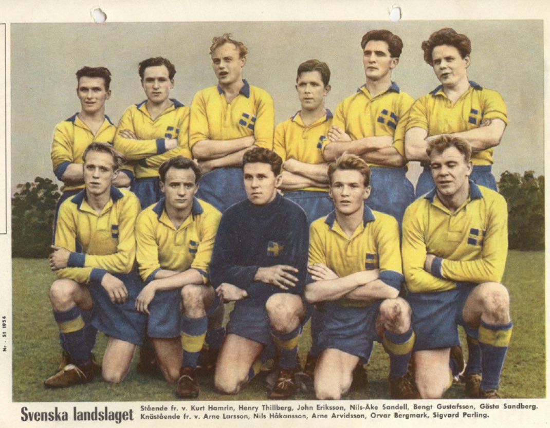 Pelle Kotschack (@pkotschack) on Twitter photo Ett klassiskt landslag för oss som håller på Djurgårdens IF. Året är 1954 och det är fem Diffare från start när vi slår Danmark med 5-2. De fem är Jompa, Knivsta, Arne L, Arne A och Sigge P. Ett klassiskt landslag för oss som håller på Djurgårdens IF. Året är 1954 och det är fem Diffare från start när vi slår Danmark med 5-2. De fem är Jompa, Knivsta, Arne L, Arne A och Sigge P.