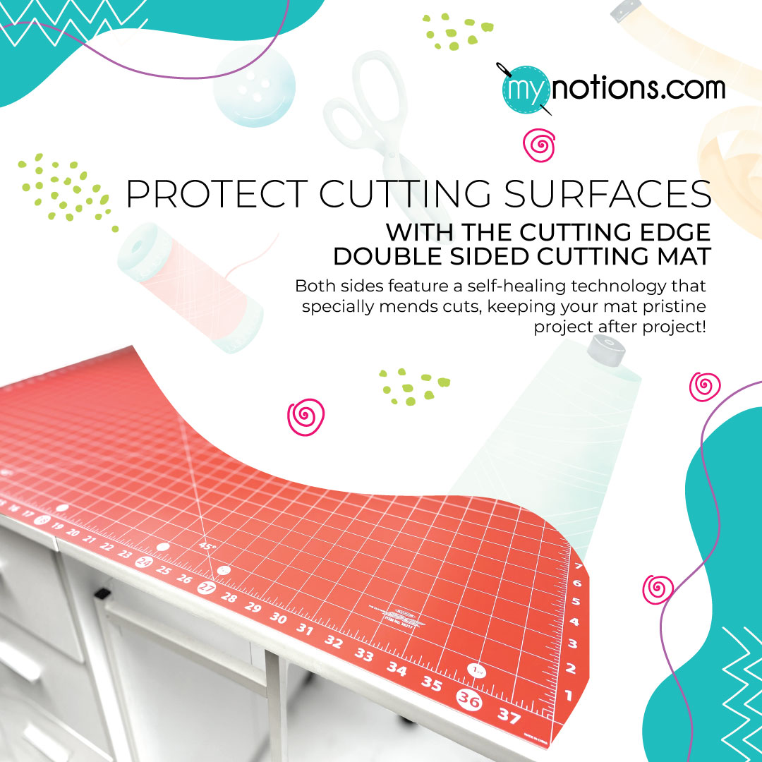 my_notions's tweet image. Store it flat, keep it cool, and watch your Cutting EDGE mat become your crafting confidante for years to come! Available in large and small at mynotions.com!

#cuttingmat #precisioncutting #selfhealing #mycrafts #mycraftspace